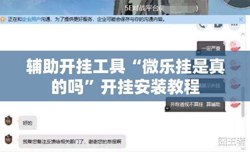辅助开挂工具“微乐挂是真的吗”开挂安装教程