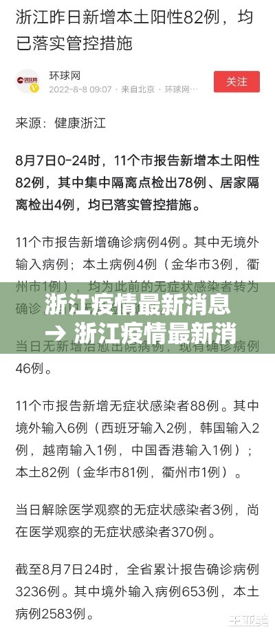 浙江疫情最新消息 → 浙江疫情最新消息今天
