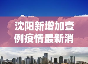 沈阳新增加壹例疫情最新消息 → 沈阳发布最新疫情