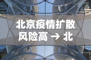 北京疫情扩散风险高 → 北京疫情趋势 北京疫情扩散风险高 → 北京疫情趋势