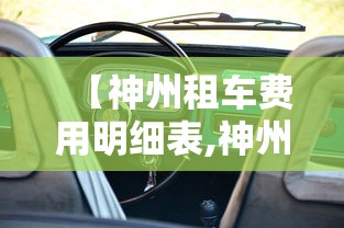 【神州租车费用明细表,神州租车费用明细表一天多少钱】
