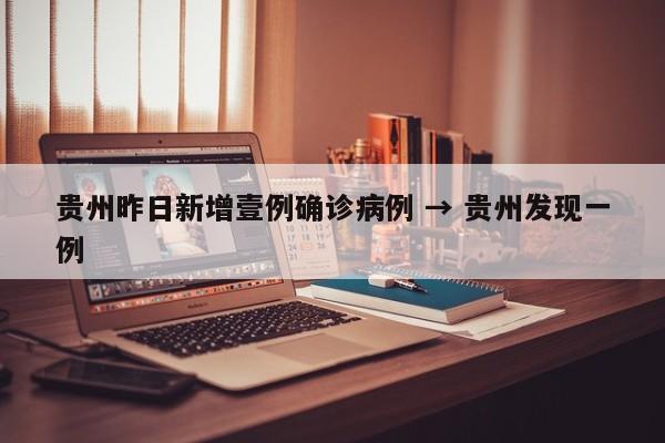 贵州昨日新增壹例确诊病例 → 贵州发现一例